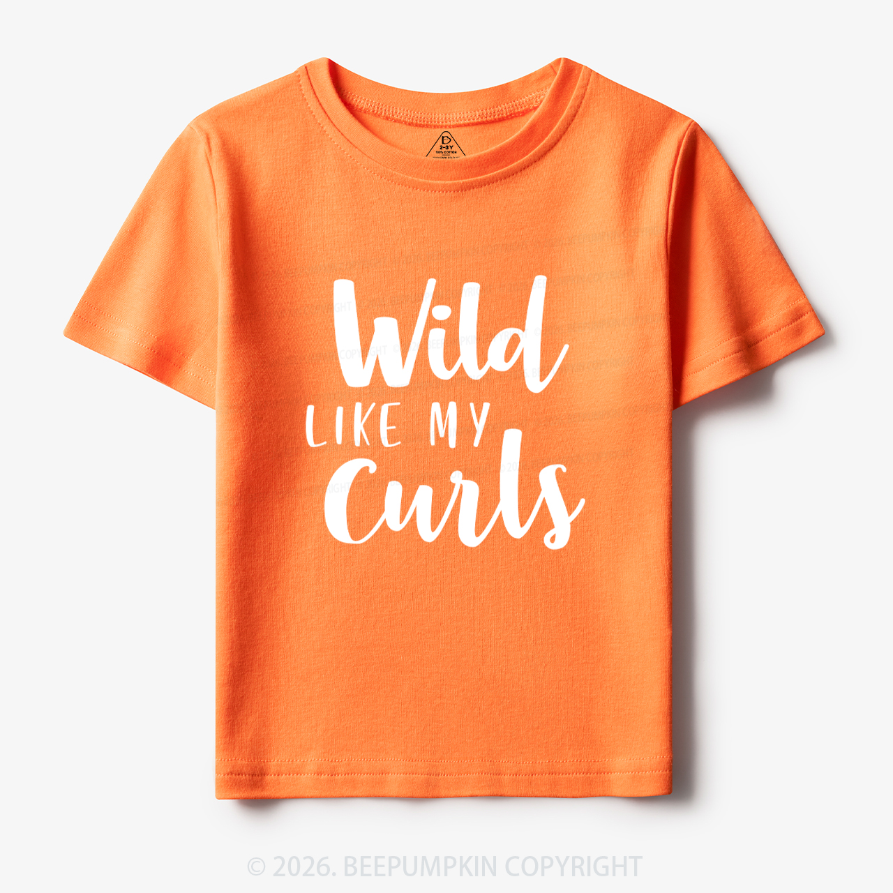 Wild Like My Curls Toddler&Kids Tees 7