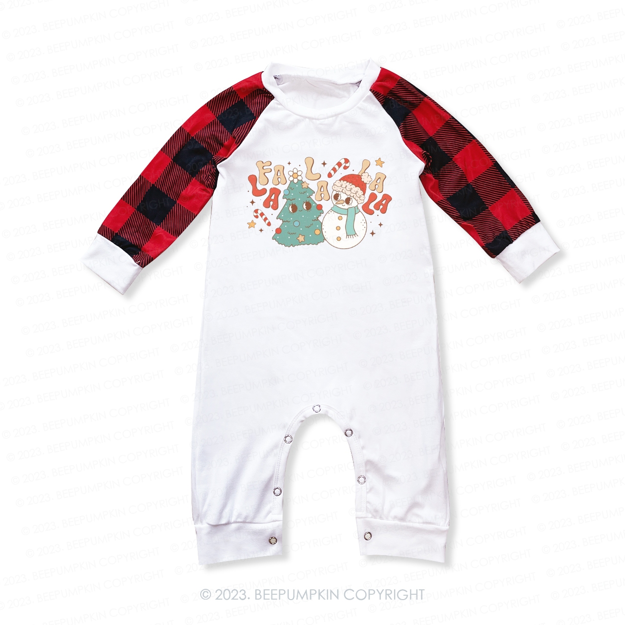 Custom Christmas Vintage Matching Pajamas For Family Beepumpkin