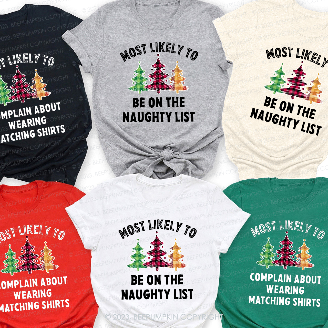 Family Christmas Most Likely To Group Shirts