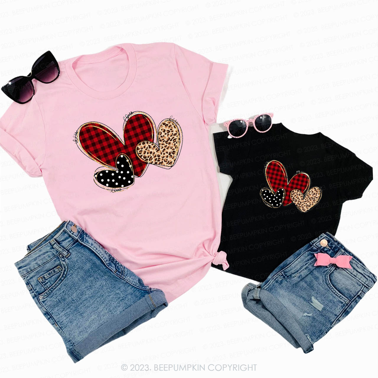 Love Valentine Happy Moment Family Matching Shirts