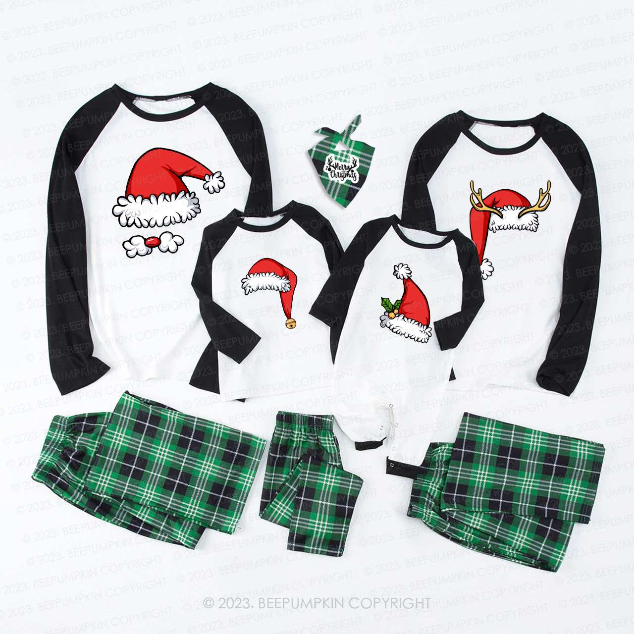 Four Kinds of Cute and Funny Christmas Hats Pajamas