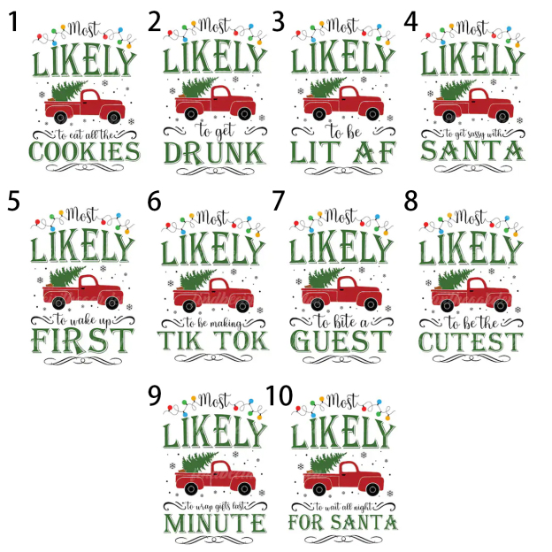 Personalized Most Likely To Shop Matching Shirts