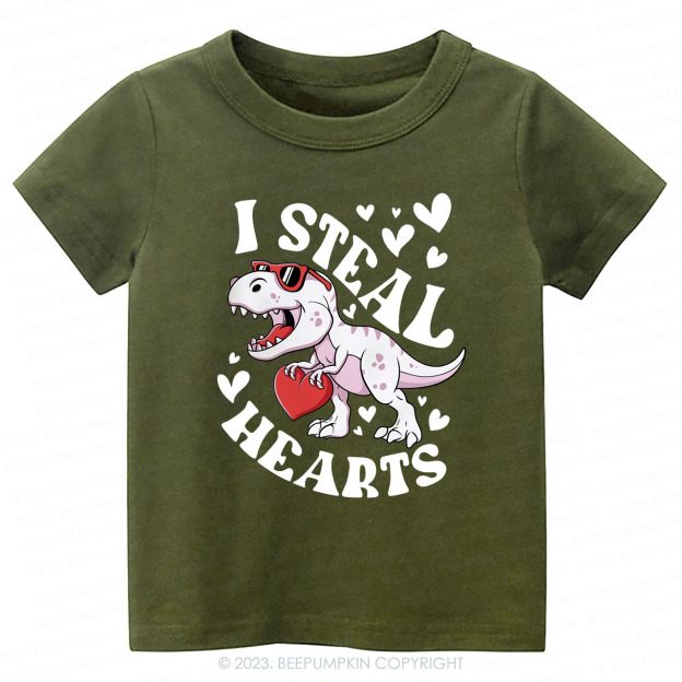 I Steal Hearts Valentine's Day Kids Tees