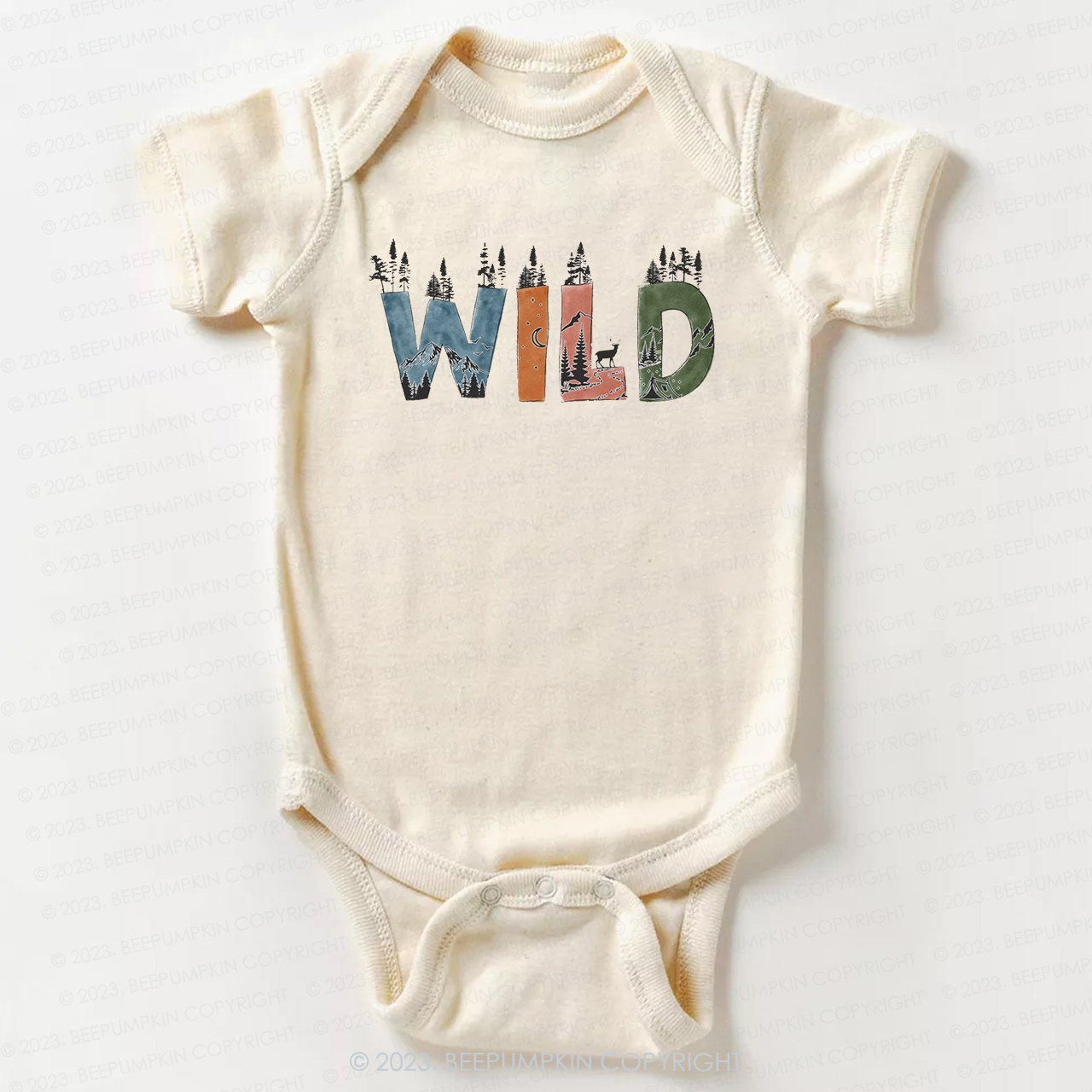 Custom Name Flower Word Art Bodysuit For Baby Sale-Beepumpkin™