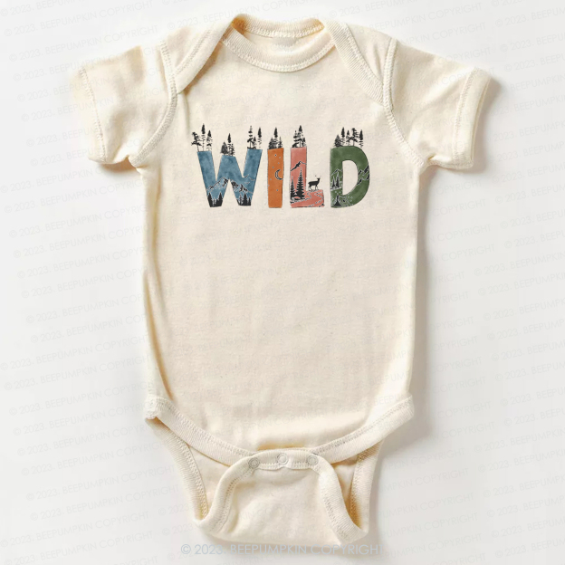 Wild Hiking Outdoors Adventure Bodysuit For Baby