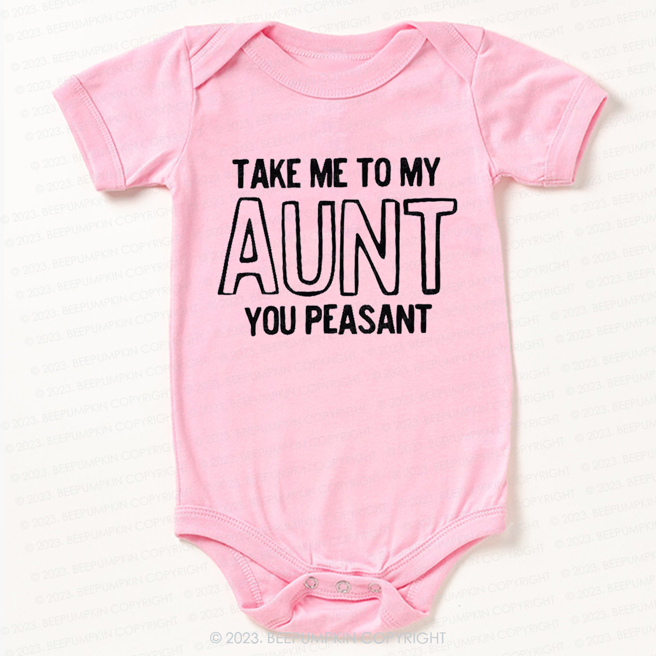 Take Me To My Aunt You Peasant Bodysuit For Baby