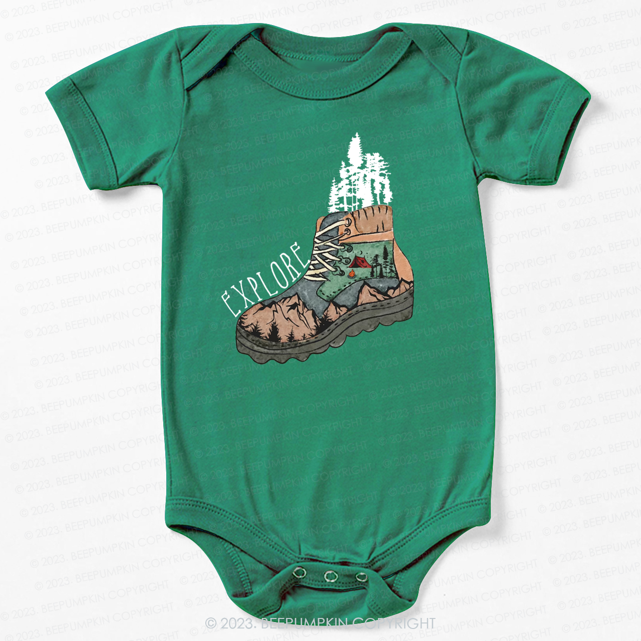 Adventure Explore Hiking Outdoors Bodysuit For Baby