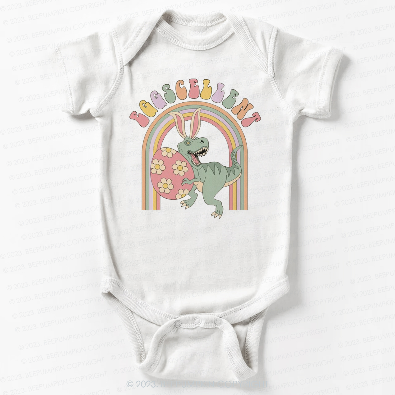 Easter Eggscellent Kids Retro Bodysuit For Baby