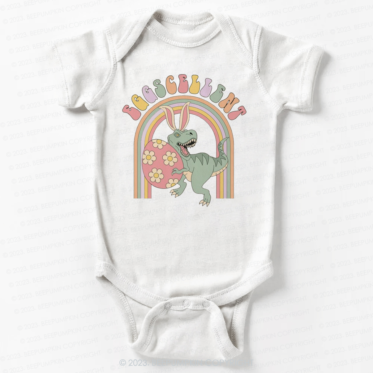 Easter Eggscellent Kids Retro Bodysuit For Baby