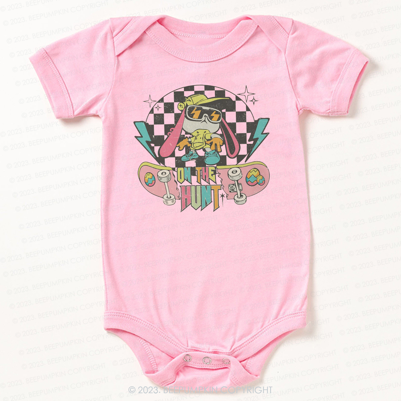 On The Hunt Kids Retro Bodysuit For Baby