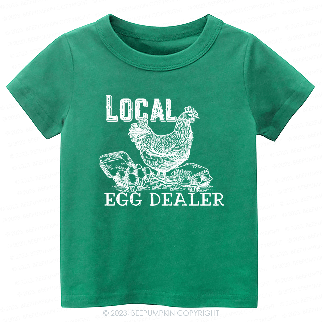 Local Egg Dealer Kids Retro -Toddler Tees