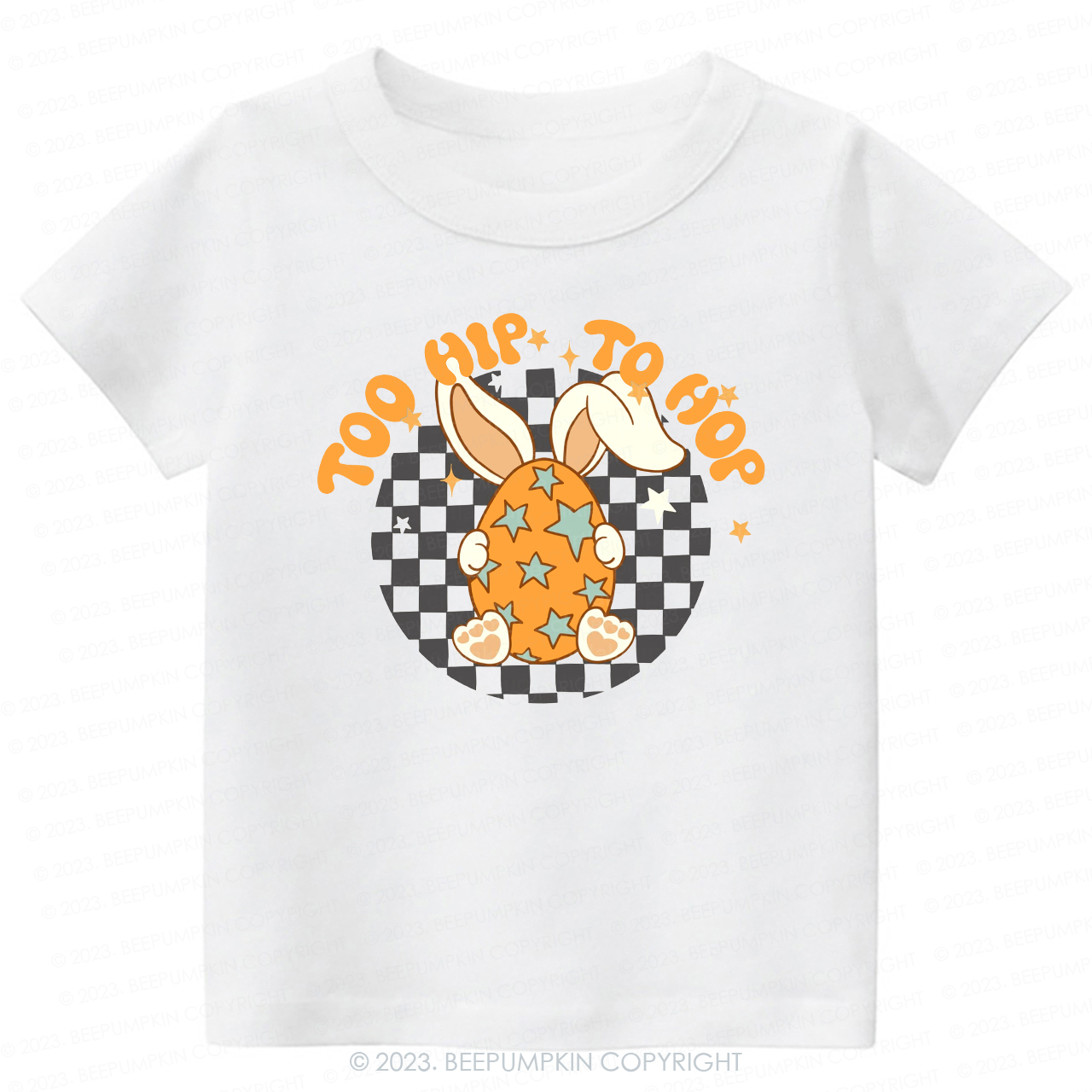 Hoppy Easter Too Hip To Hop-Toddler Tees