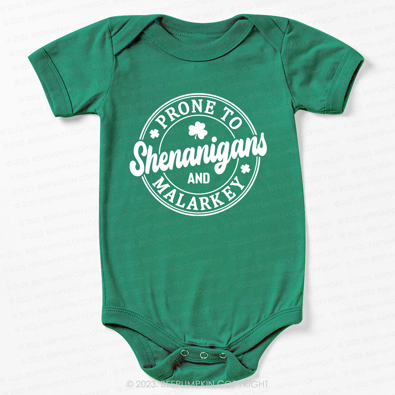 Prone To Shenanigans And Malarkey St.Patricks Day Bodysuit For Baby
