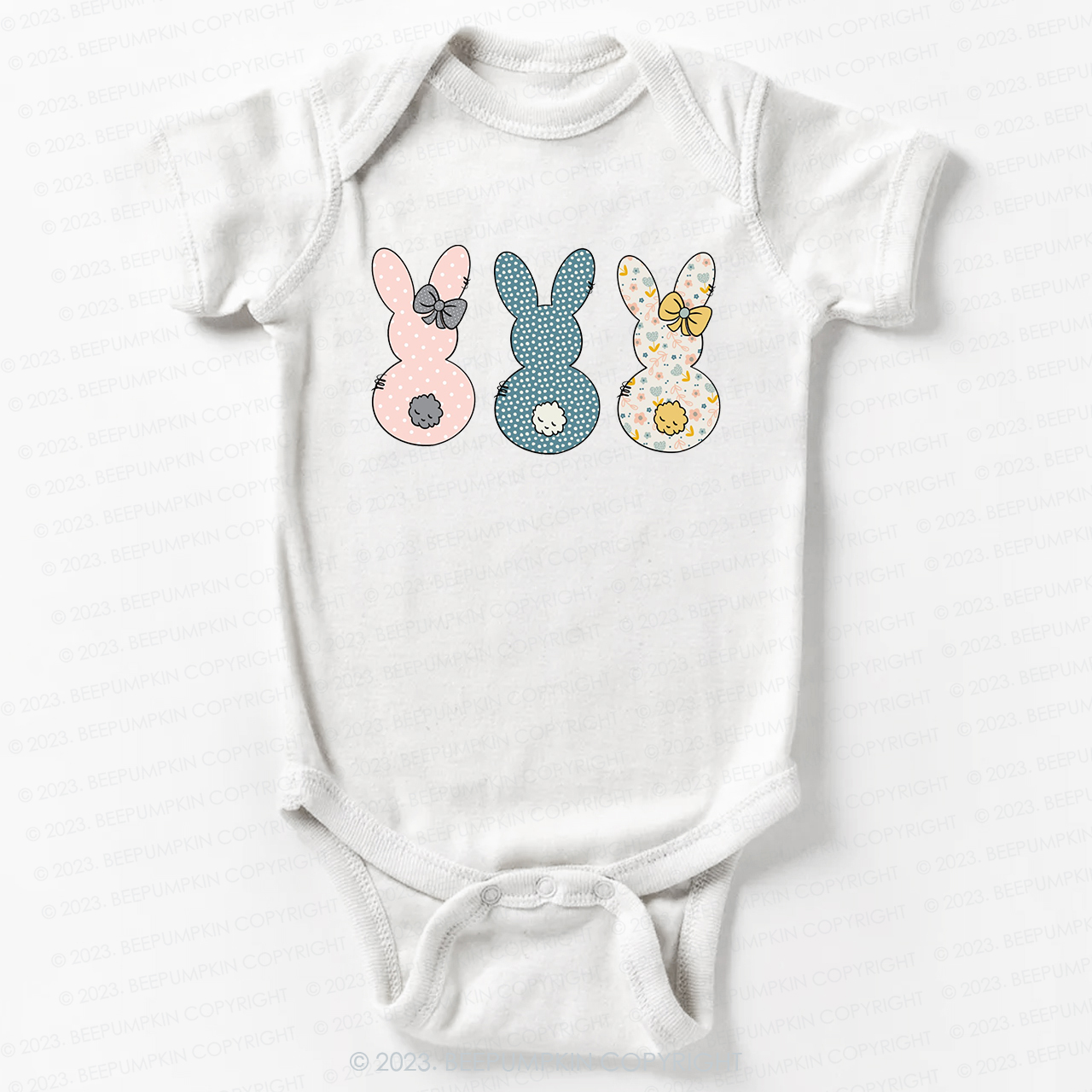 Spring Bunny Clipart Easter Bodysuit For Baby