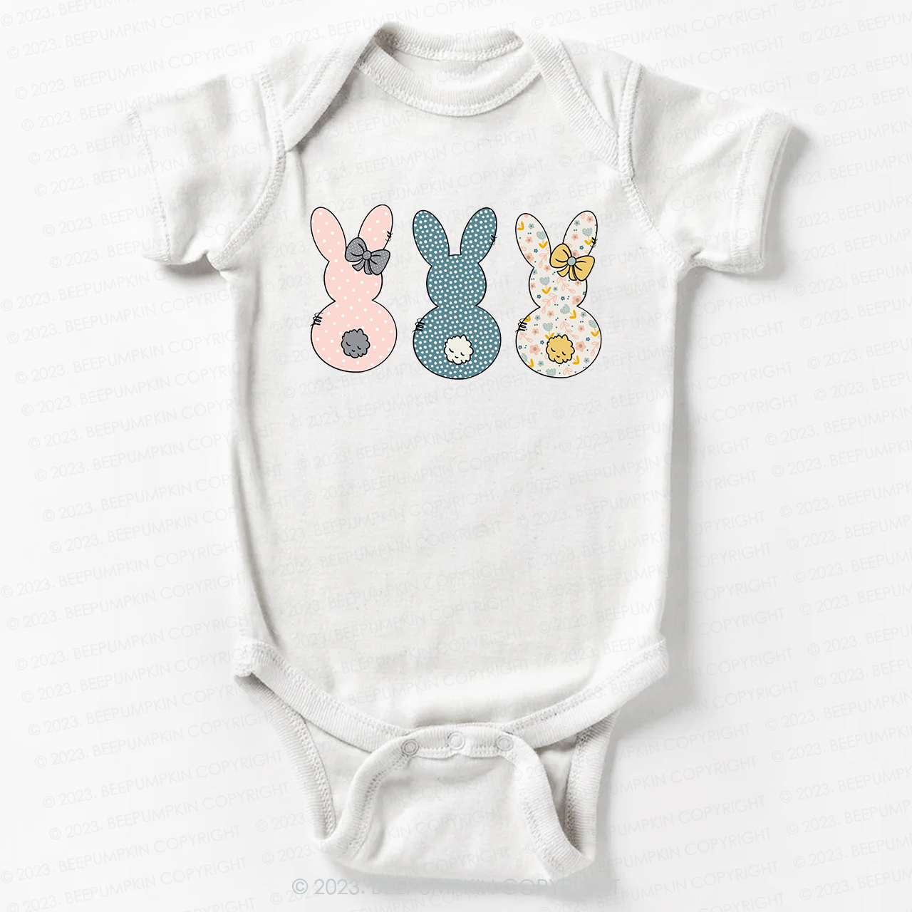 Spring Bunny Clipart Easter Bodysuit For Baby