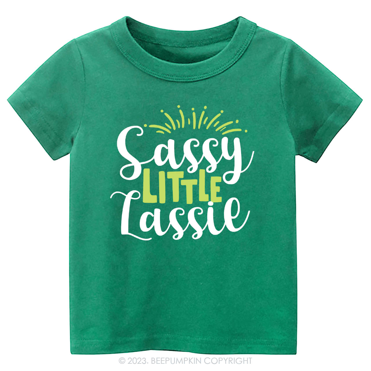 Sassy Little Lassie St.Patricks Day -Toddler Tees Sale-Beepumpkin™