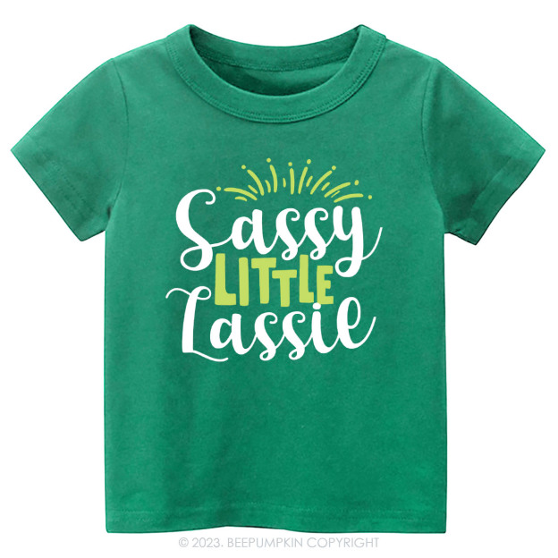 Sassy Little Lassie St.Patricks Day -Toddler Tees