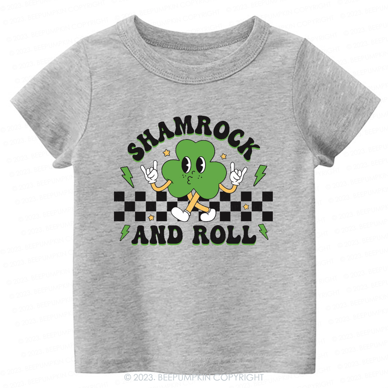 Shamrock And Roll St.Patricks Day -Toddler Tees