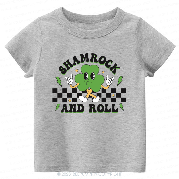 Shamrock And Roll St.Patricks Day -Toddler Tees