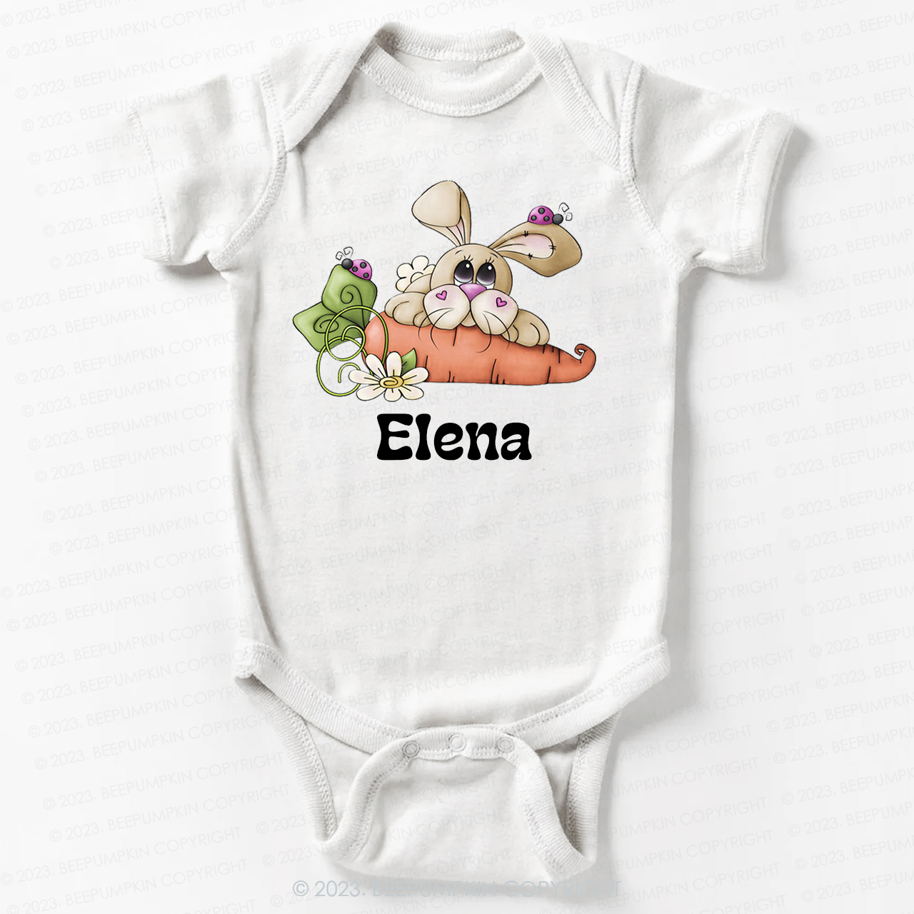 Bugs And Easter Cute Bunny Bodysuit For Baby