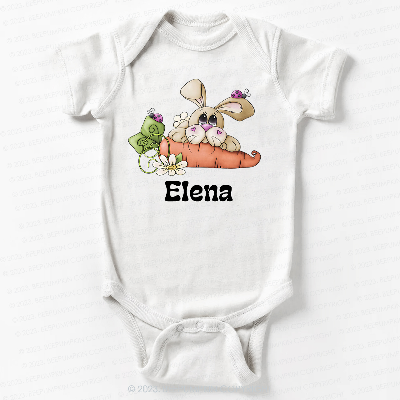 Bugs And Easter Cute Bunny Bodysuit For Baby