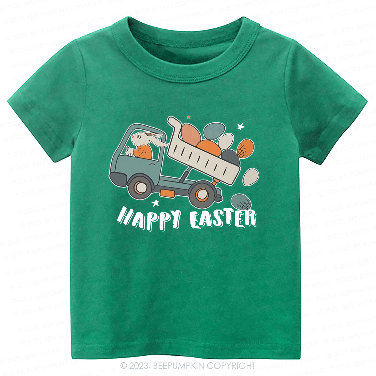 Easter Dumper Truck Construction-Toddler Tees
