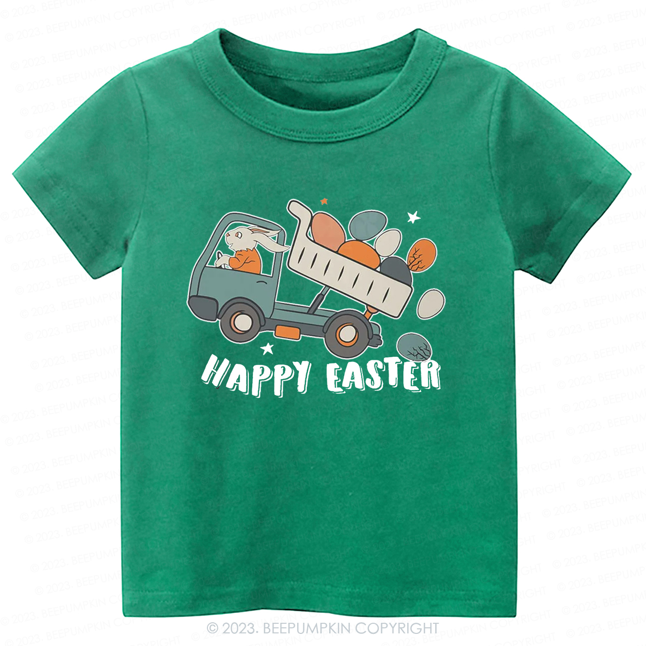 Easter Dumper Truck Construction-Toddler Tees
