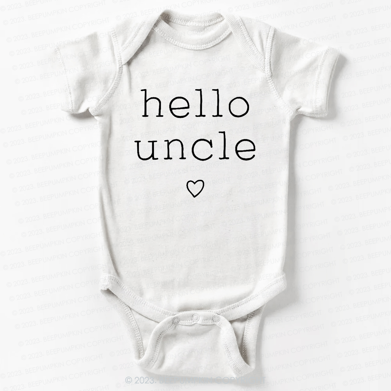 Hello Uncle Bodysuit For Baby