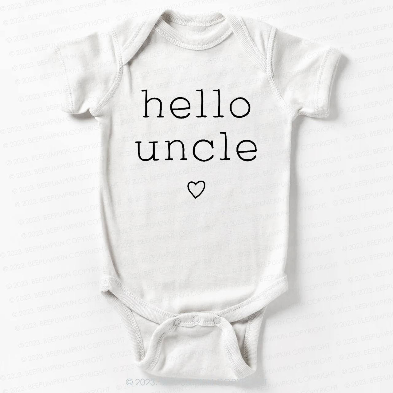 Hello Uncle Bodysuit For Baby