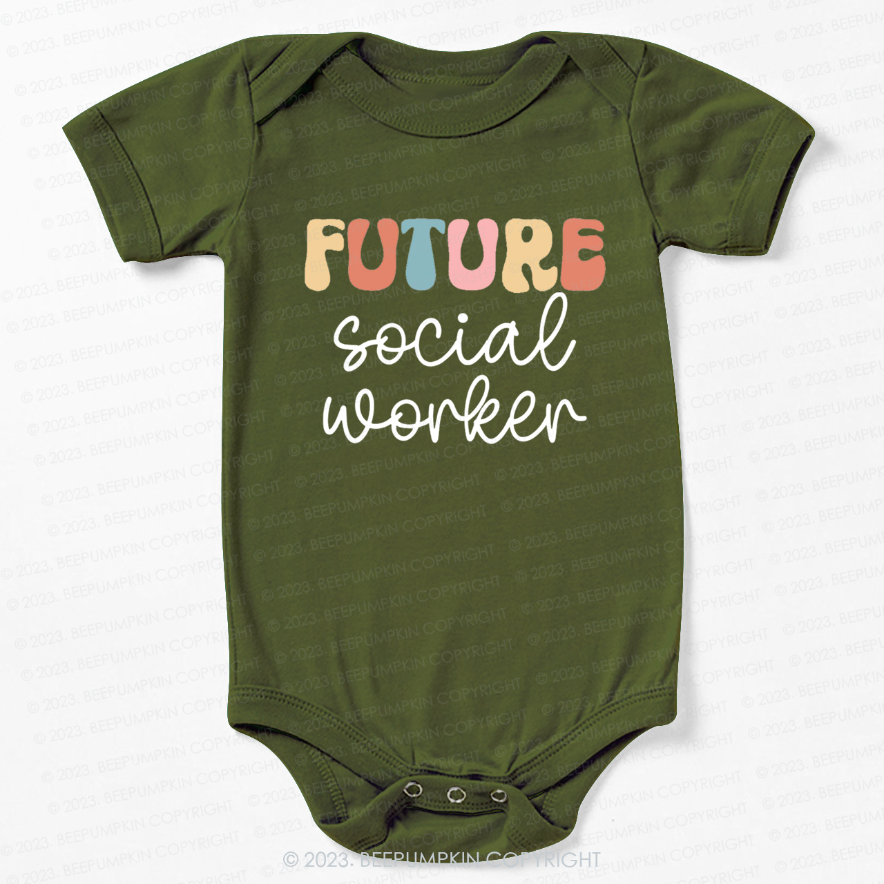 Profession Social Worker Bodysuit For Baby