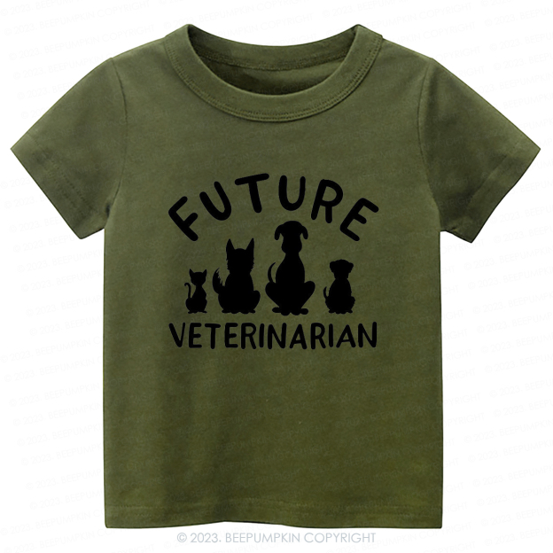Future Veterinarian Dog Lover Gifts  -Toddler Tees