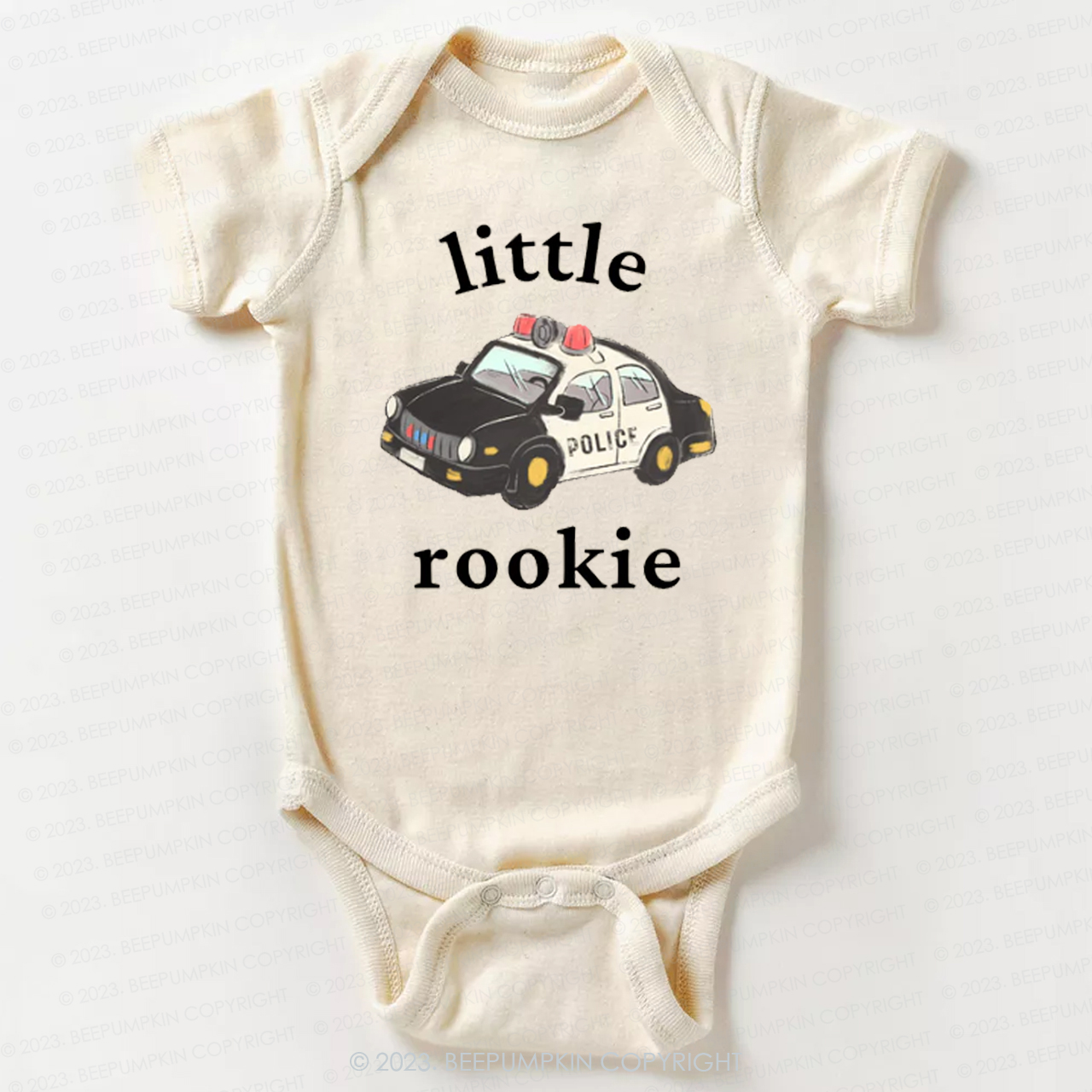 Little Rookie Police Car Bodysuit For Baby