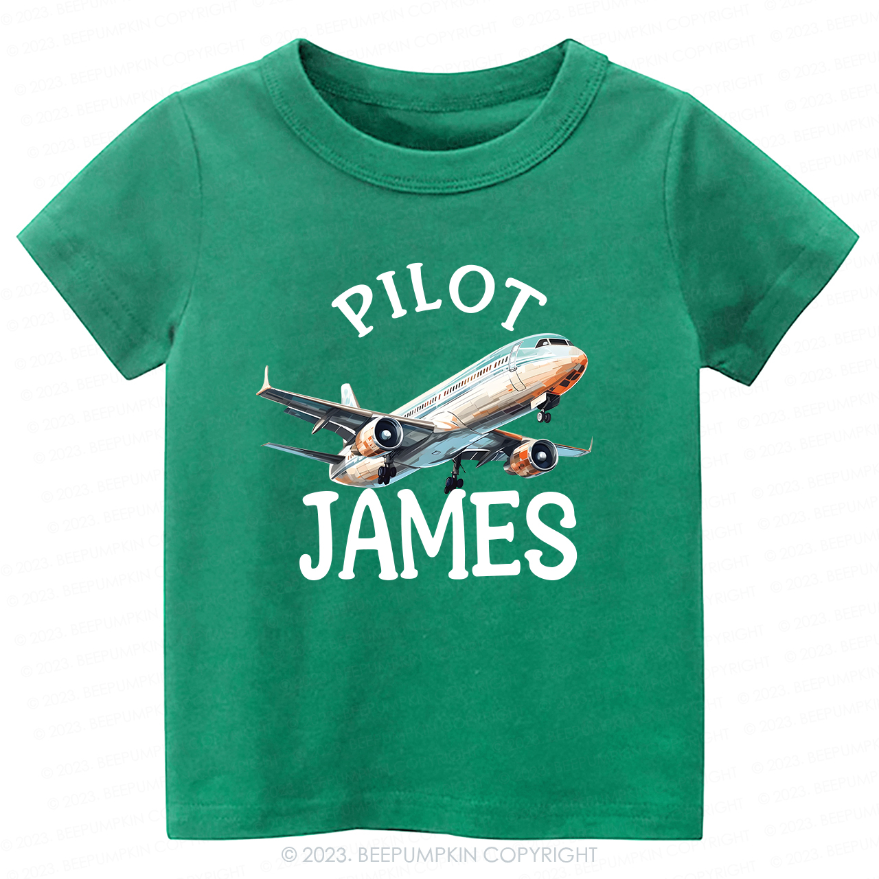 Custom Name Pilot -Toddler Tees