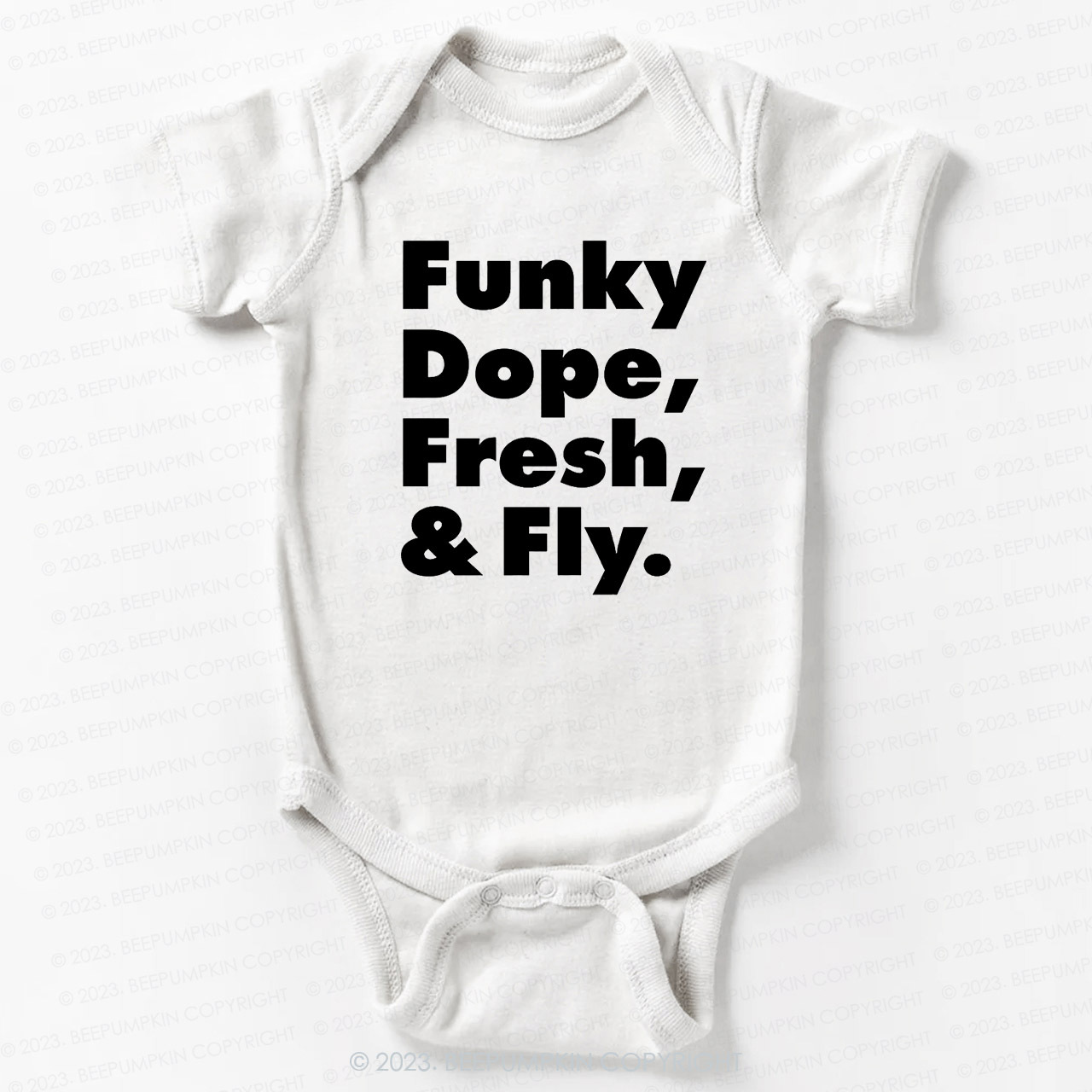 Funky Dope Fresh & Fly Bodysuit For Baby