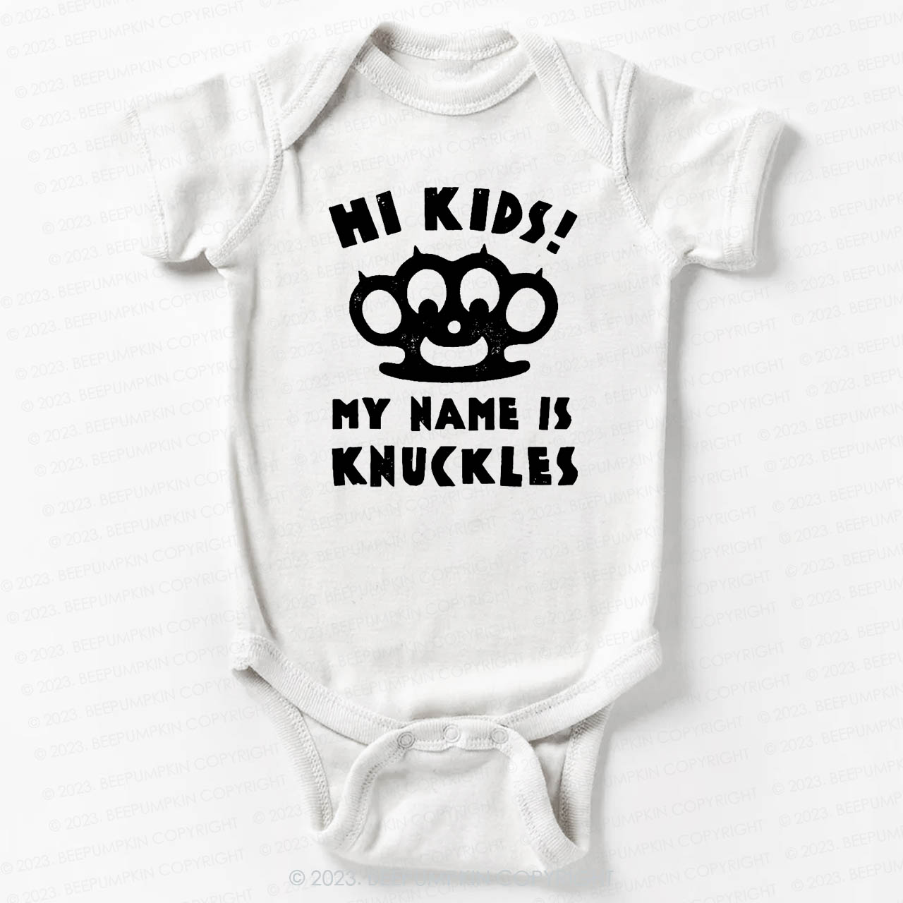 Hi Kids, My Name Is Knuckles Bodysuit For Baby