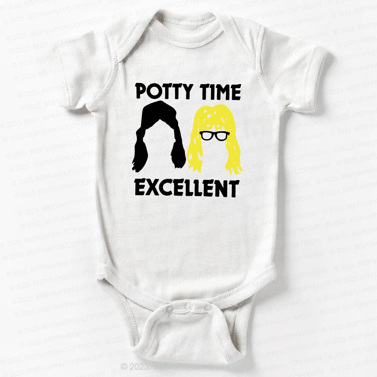 Potty Time Excellent Funny Bodysuit For Baby