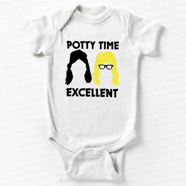 Potty Time Excellent Funny Bodysuit For Baby