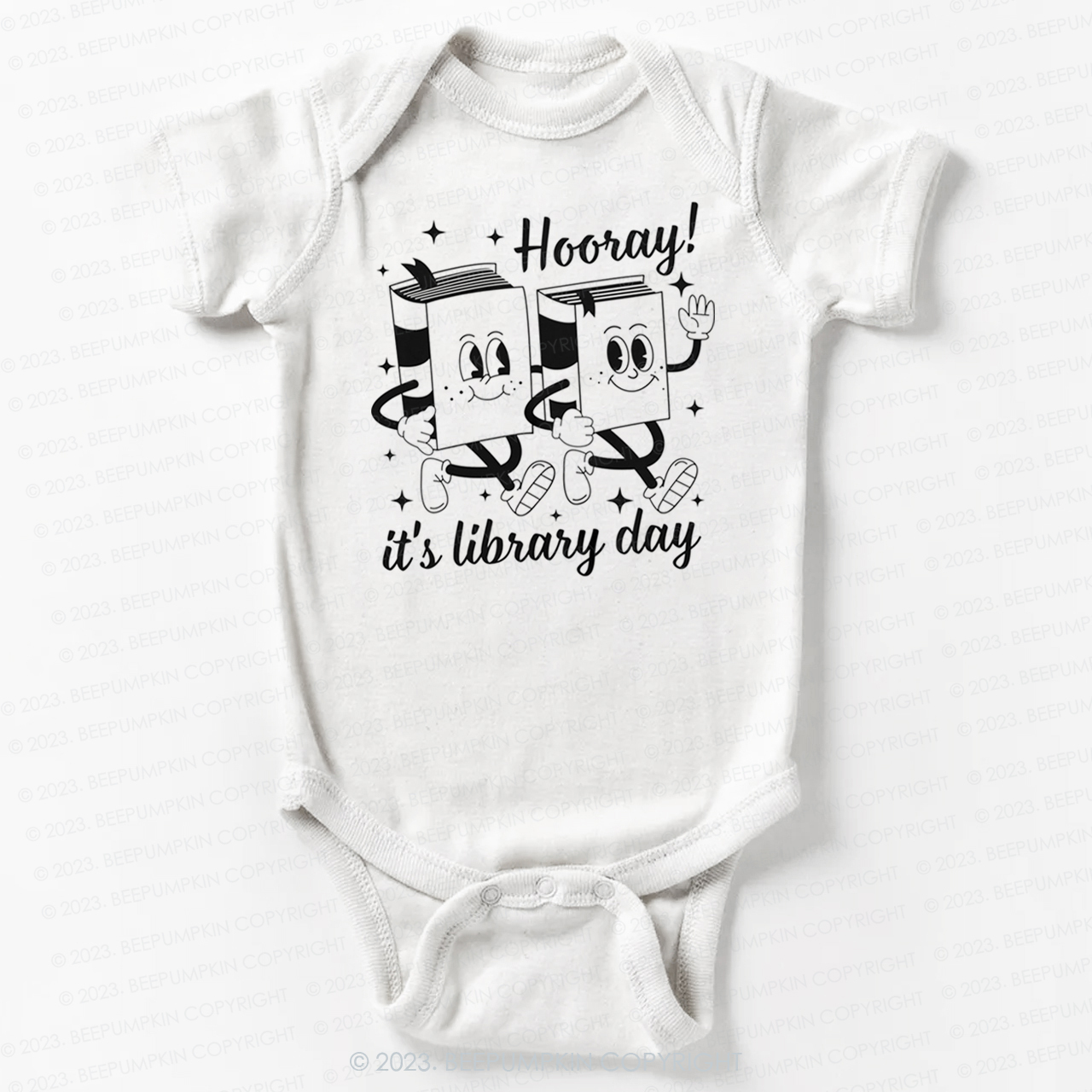 Hooray It's Library Bodysuit For Baby