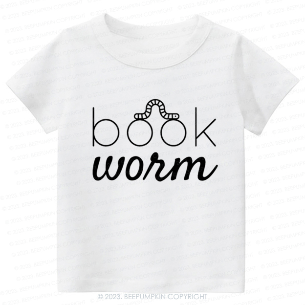 Bookworm Who Like To Read Book Kids Shirt