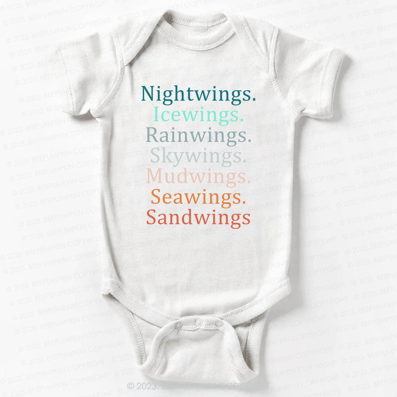 Wings Fan Dragon Books Lover Bodysuit For Baby