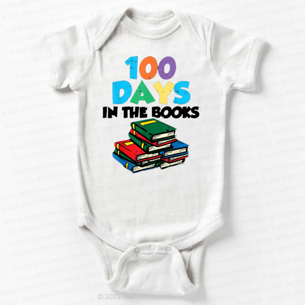 100 Days In The Books Bodysuit For Baby