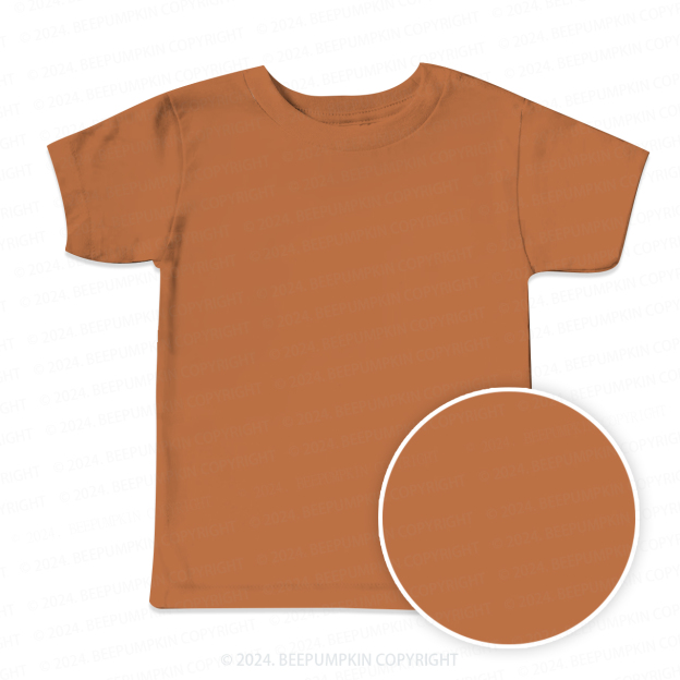 Peru Solid Color All Over Print Kids Tees