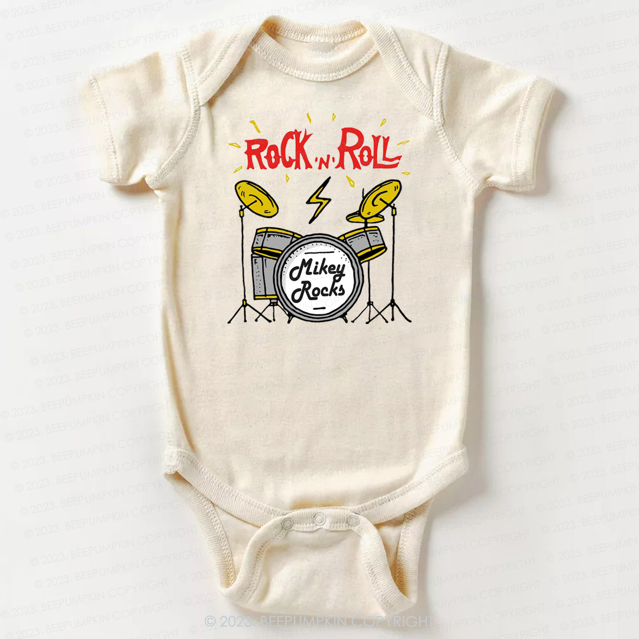 Rock 'n' Roll Future Music Rock Star Bodysuit For Baby