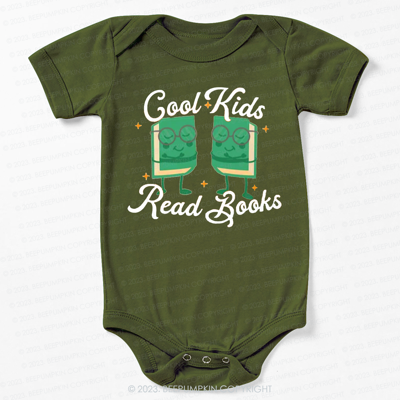 Cool Kids Read Books Funny Bodysuit For Baby