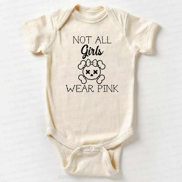 Not All Girls Wear Pink Punk Bodysuit For Baby