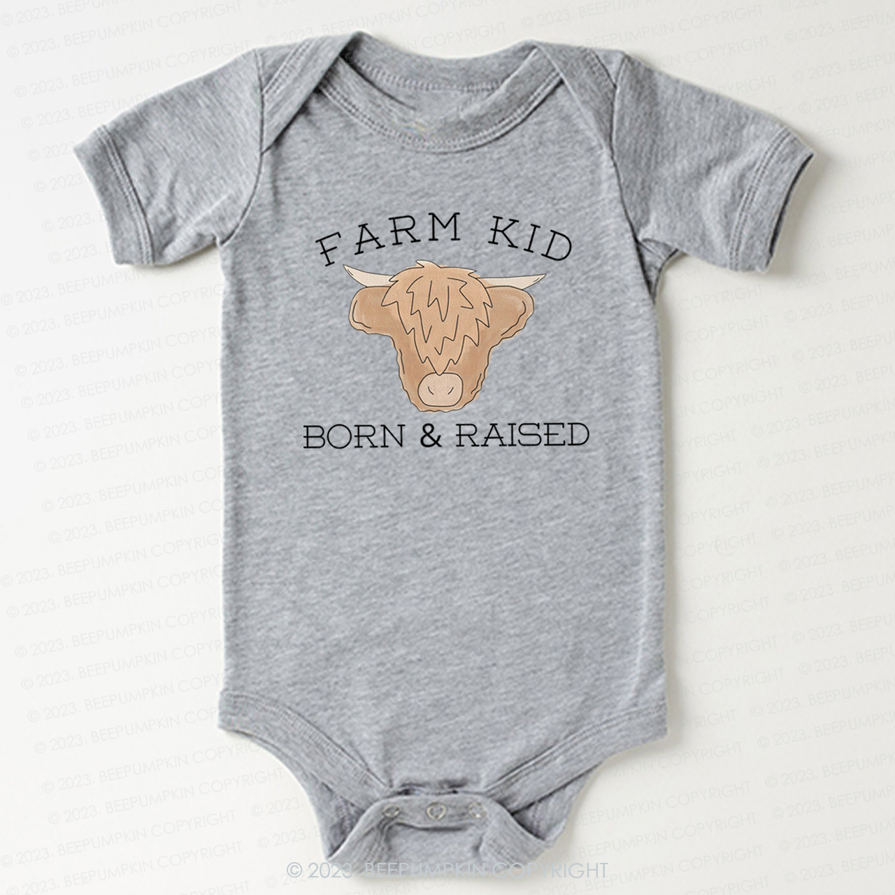 Farm Kid Born And Raised Bodysuit For Baby