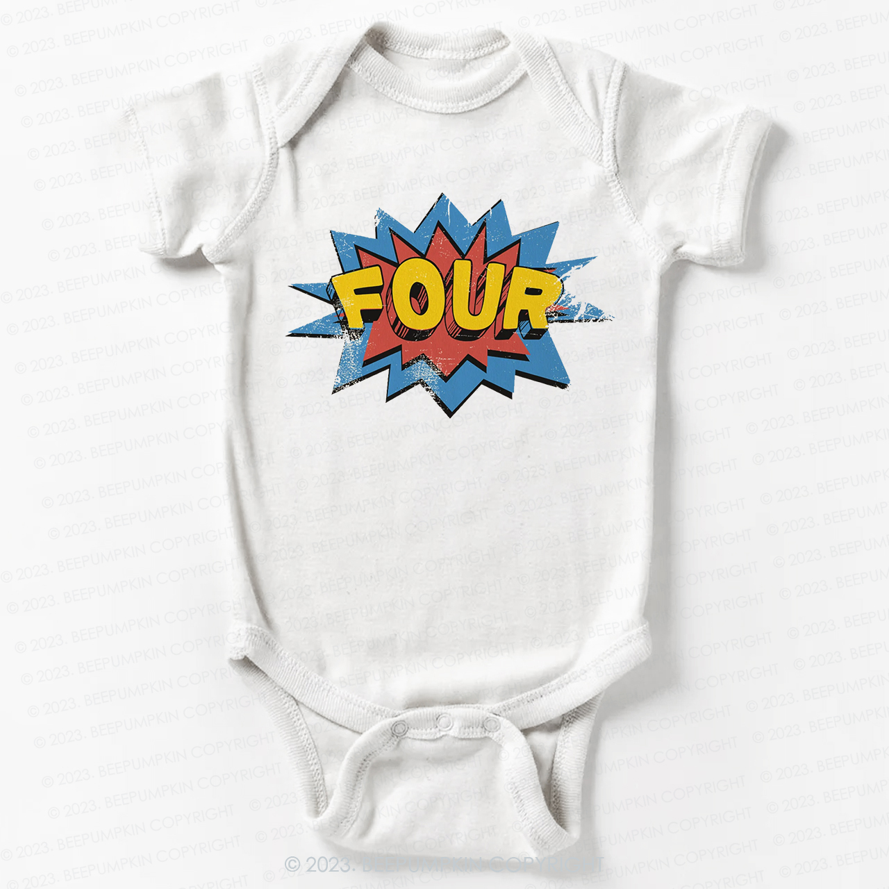 Birthday Age Natural Bodysuit For Baby