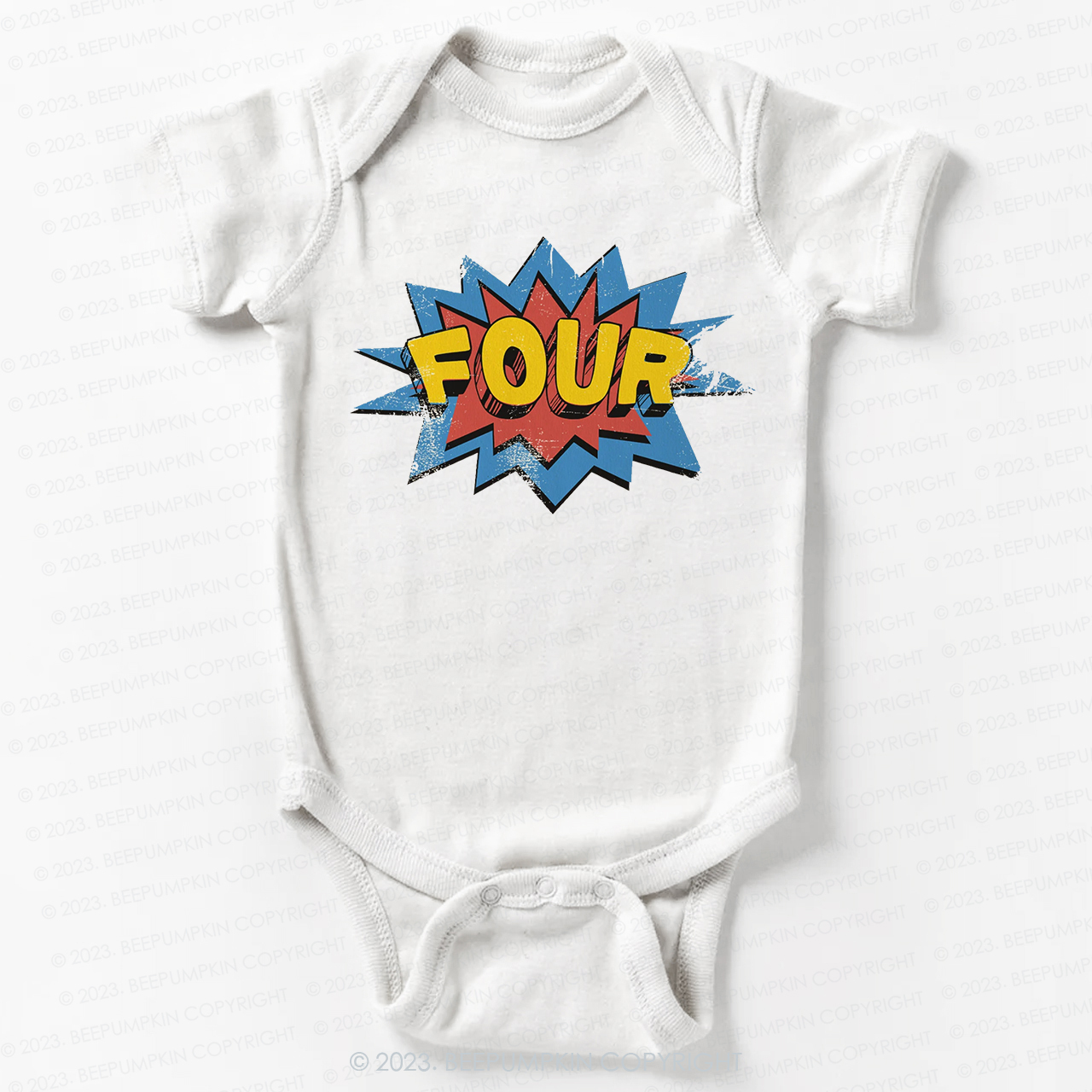 Birthday Age Natural Bodysuit For Baby