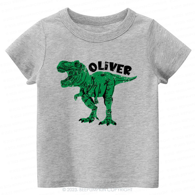 Personalized Dinosaur Kids Shirt