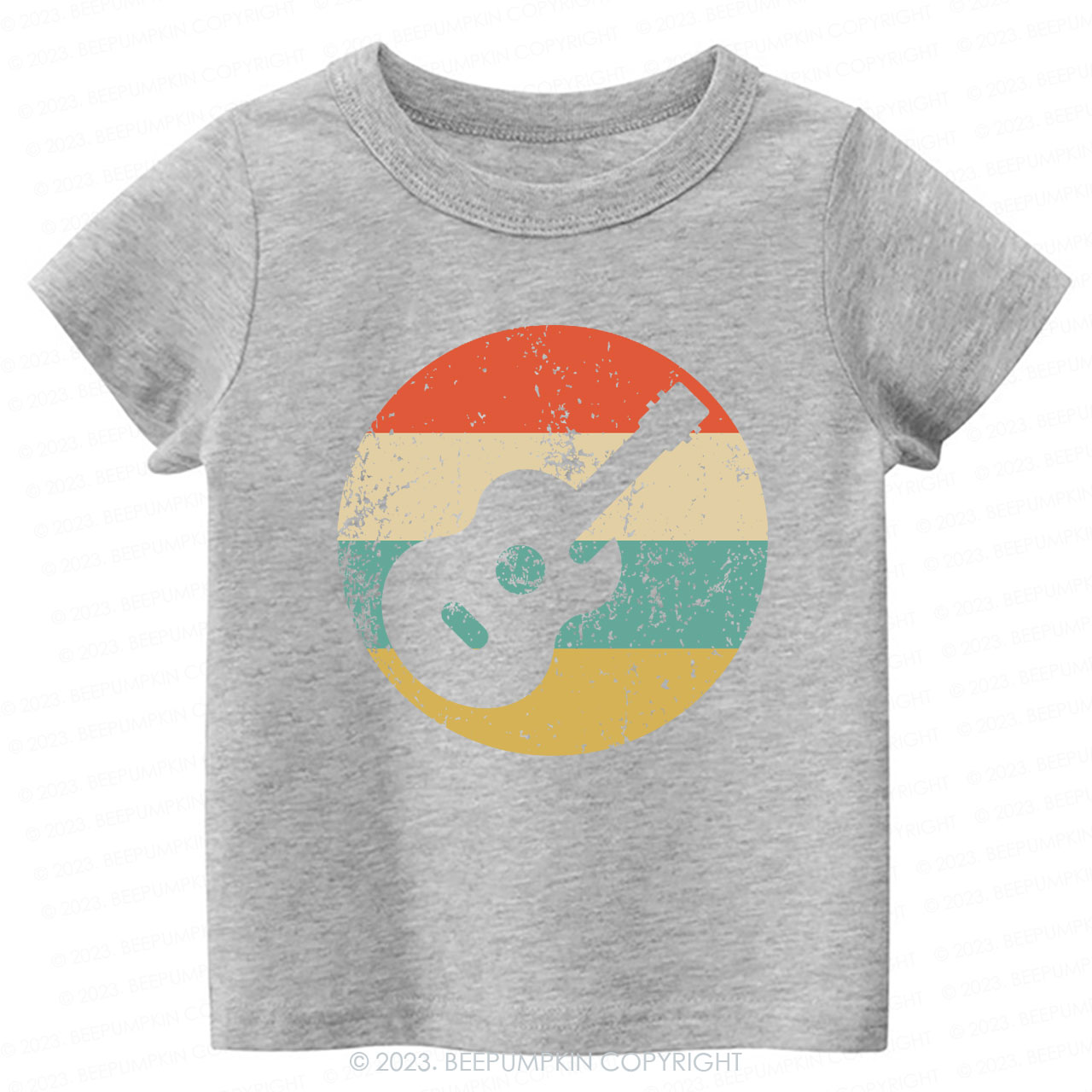  Retro Guitar Icon Kids Shirt